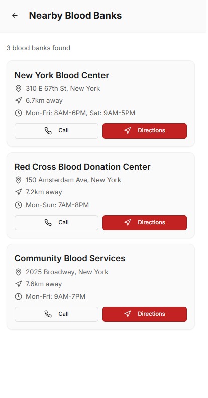 Blood Donation App Main
